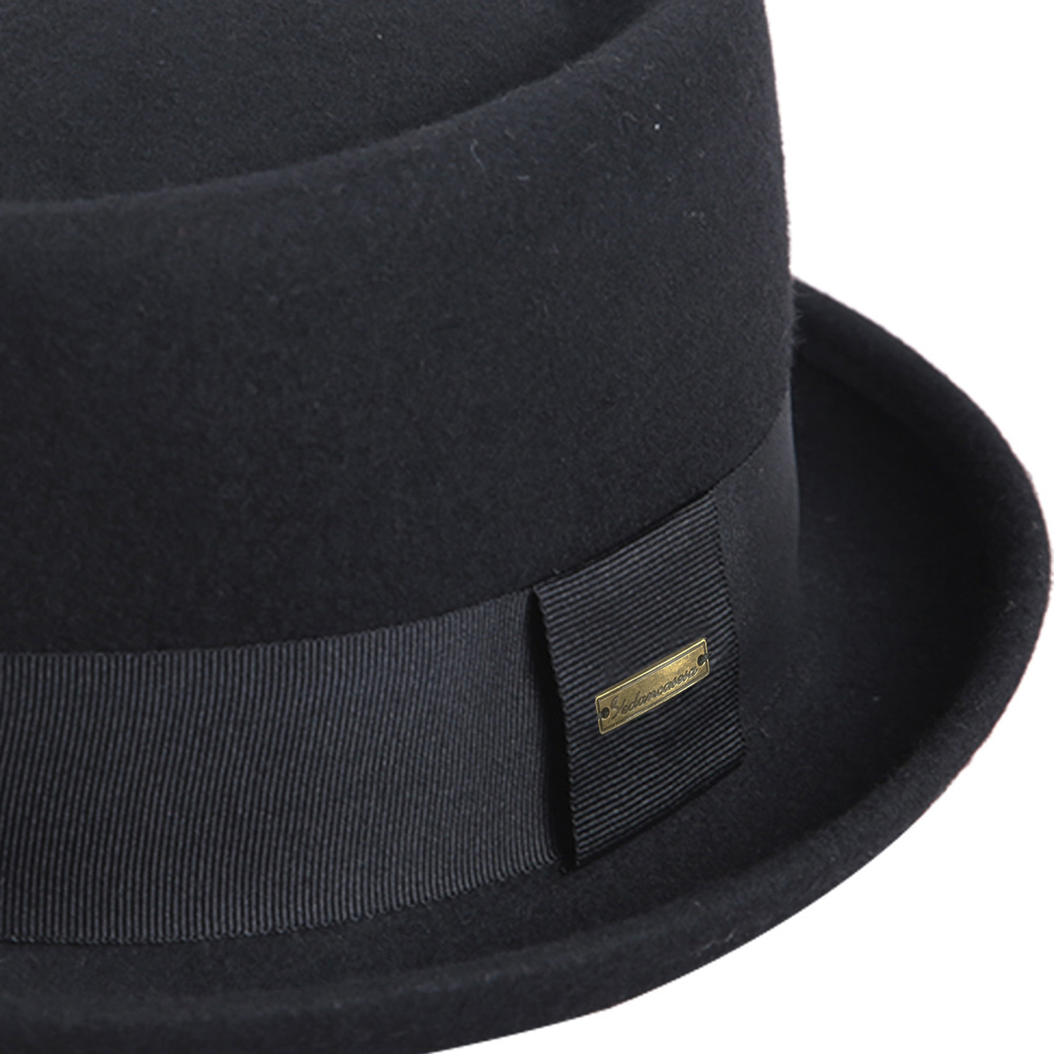 Sedancasesa 2019 Men Fedora Fashion 100% Pure Australia Men's with Pork Pie for Classic Church Wool Felt Hat LY191228 s