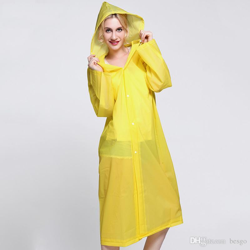 Non Disposable Household Raincoat High Quality Rain Cape EVA Eco-friendly Fashion Outdoor Raincoat Factory Rainwear Wholesale BH0025