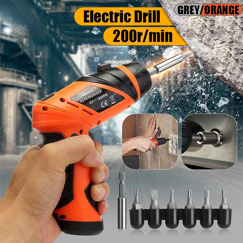 Professional Cordless Drill Household Wireless Power Driver Portable 6V Screwdriver Electric Hammer Drill
Professional Cordless Drill Household Wireless Power Driver Portable 6V Screwdriver Electric Hammer Drill