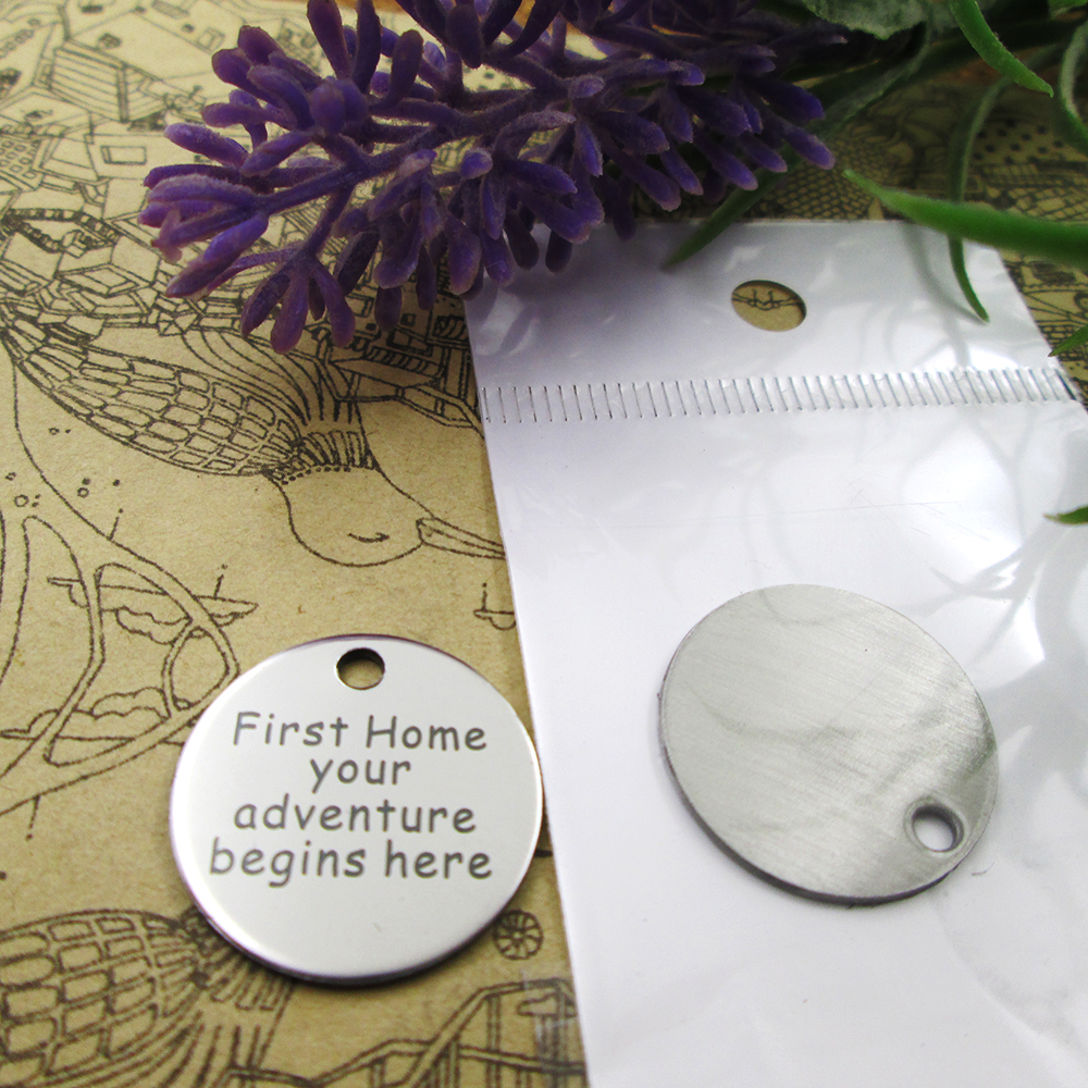 40pcs--"First Home your adventure begins here"stainless steel charms more style for choosing DIY Charms pendants for necklace 
40pcs--"First Home your adventure begins here"stainless steel charms more style for choosing DIY Charms pendants for necklace