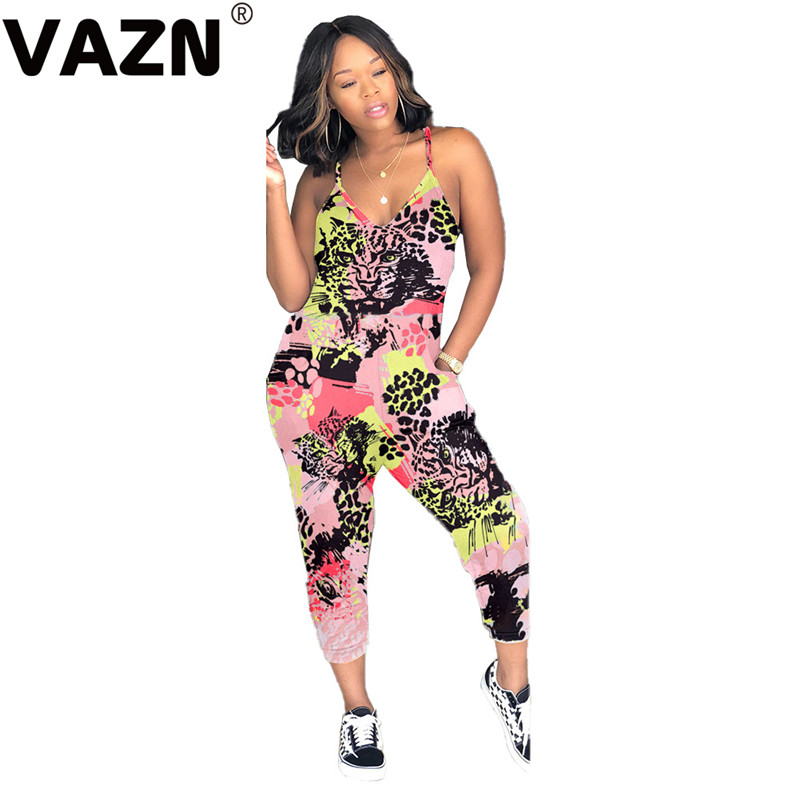 VAZN 2020 Boho Beach Wind Colorful Tie Dye Print Sleeveless Beach Style Strap Womens Jumpsuit Sexy Fashion Jumpsuits, Green
VAZN 2020 Boho Beach Wind Colorful Tie Dye Print Sleeveless Beach Style Strap Womens Jumpsuit Sexy Fashion Jumpsuits, Green
