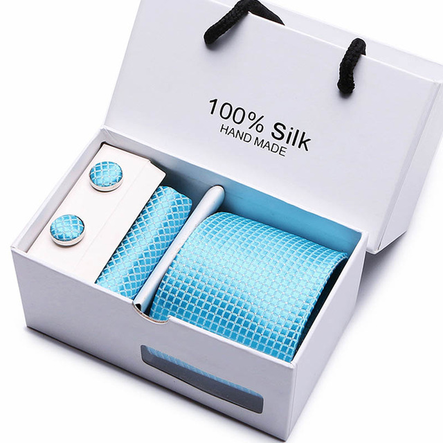 Commercial 100%silk fashion Color ice Blue Necktie suit Mens Fashion Neckties Designer Handmade European Style Ties set handkerchief gift, Black;blue
Commercial 100%silk fashion Color ice Blue Necktie suit Mens Fashion Neckties Designer Handmade European Style Ties set handkerchief gift, Black;blue