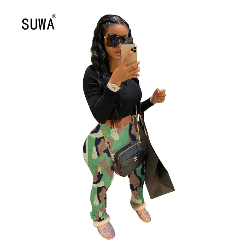 Fashion Vintage Streetwear Women Camouflage Print High Waist Leggings Pencil Long Pants Femme Elastic Waist Flat Trousers, Green
Fashion Vintage Streetwear Women Camouflage Print High Waist Leggings Pencil Long Pants Femme Elastic Waist Flat Trousers, Green