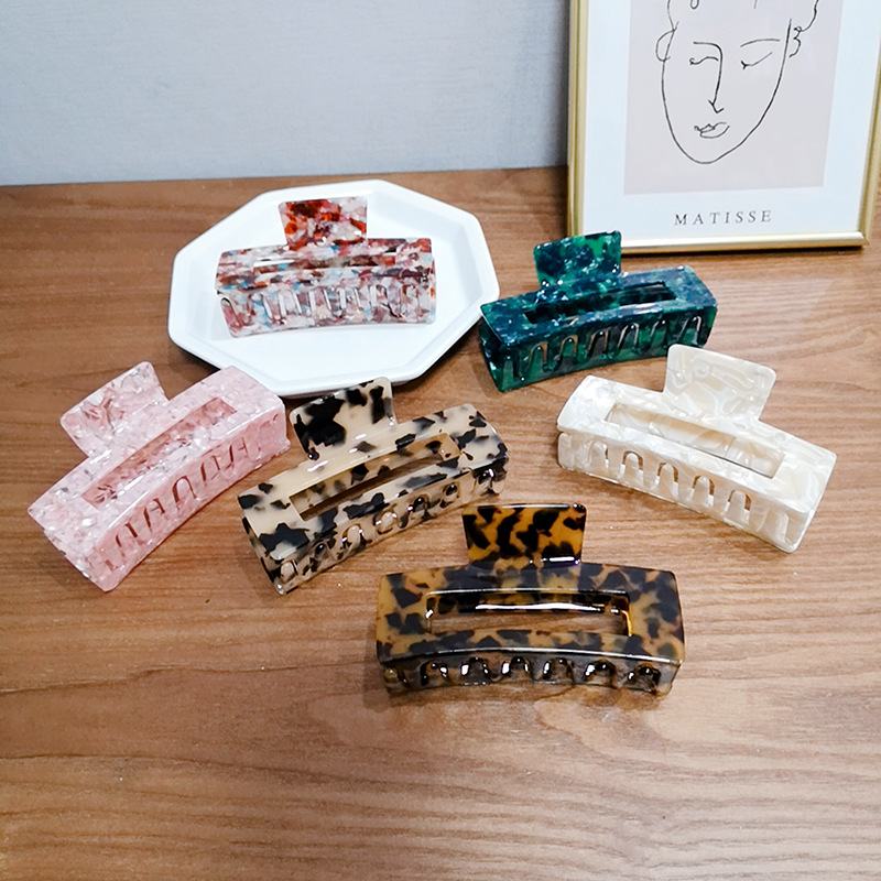 5pcs/Lot Oversized 10.5CM Women Girls Acetate Hair Claws Leopard Grain Catch Hair Ponytail Crab Clips Temperament Hairpins Accessories, Slivery;golden
5pcs/Lot Oversized 10.5CM Women Girls Acetate Hair Claws Leopard Grain Catch Hair Ponytail Crab Clips Temperament Hairpins Accessories, Slivery;golden