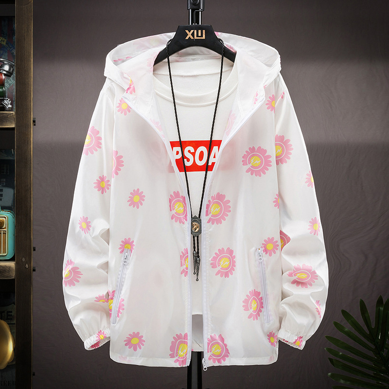 Men Plus size zipper jackets coats 2020 Summer Quick drying fabric prints Sunscreen Thin Hooded Coats Men's Travel jacket, White
Men Plus size zipper jackets coats 2020 Summer Quick drying fabric prints Sunscreen Thin Hooded Coats Men's Travel jacket, White