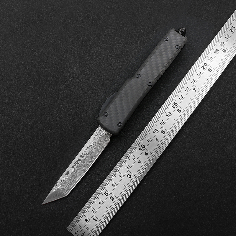 4 style High-end UM tactical knife Damascus steel blade 6061-T6 + carbon fiber handle EDC outdoor camping hunting knife free shipping
4 style High-end UM tactical knife Damascus steel blade 6061-T6 + carbon fiber handle EDC outdoor camping hunting knife free shipping