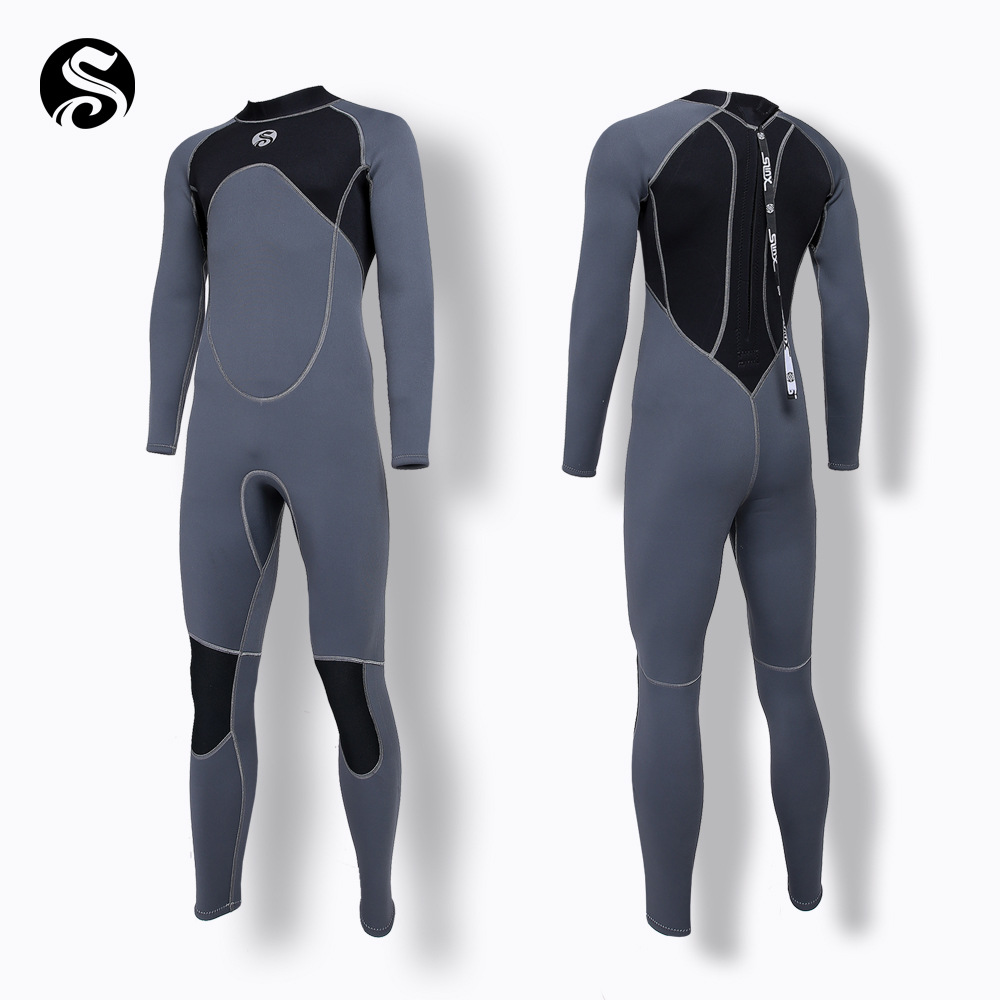 Men039s Thermal Wetsuits Full Suit 3mm Neoprene Adult039s Diving Swimming Snorkeling Surfing Scuba Flatlock Diving suit Warm
