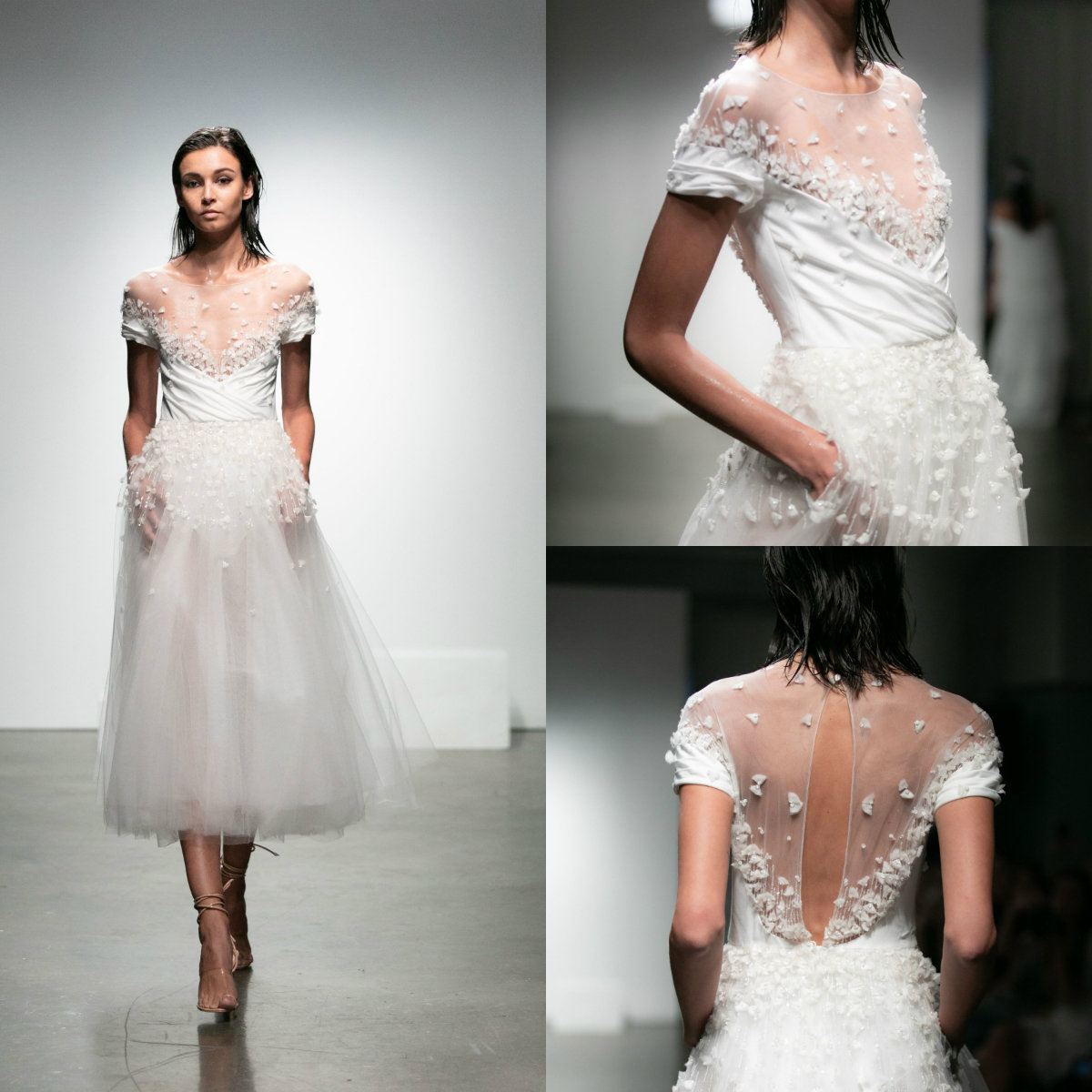 Tea Length Boho Wedding Dresses Lace Floral Appliqued Jewel Neck A Line V Neck Beach Wedding Dress Custom Made Short Sleeve Bridal Gowns, Dark navy
Tea Length Boho Wedding Dresses Lace Floral Appliqued Jewel Neck A Line V Neck Beach Wedding Dress Custom Made Short Sleeve Bridal Gowns, Dark navy
