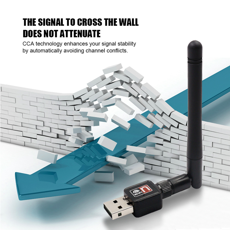 Efficient 150 Mbps USB Wi-Fi Antenna - Small Form Factor PCIe Networking Solution for Desktops
