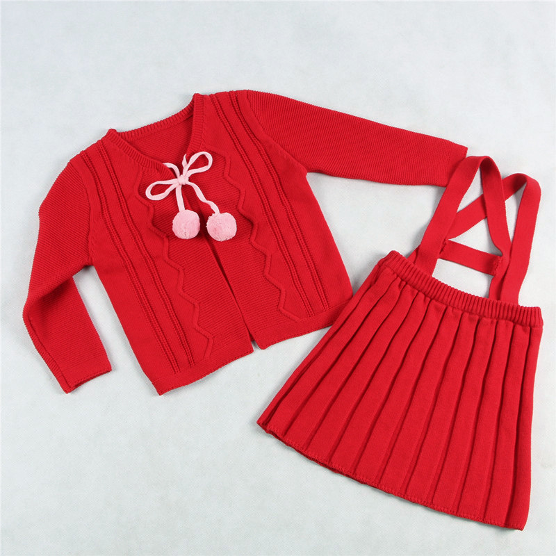 Baby Spring Girls Clothing Set Kids 2 Pcs Clothes Children Outfits Coat+ Skirt Sweater Suit for Girls Knitted 1-6Y
Baby Spring Girls Clothing Set Kids 2 Pcs Clothes Children Outfits Coat+ Skirt Sweater Suit for Girls Knitted 1-6Y