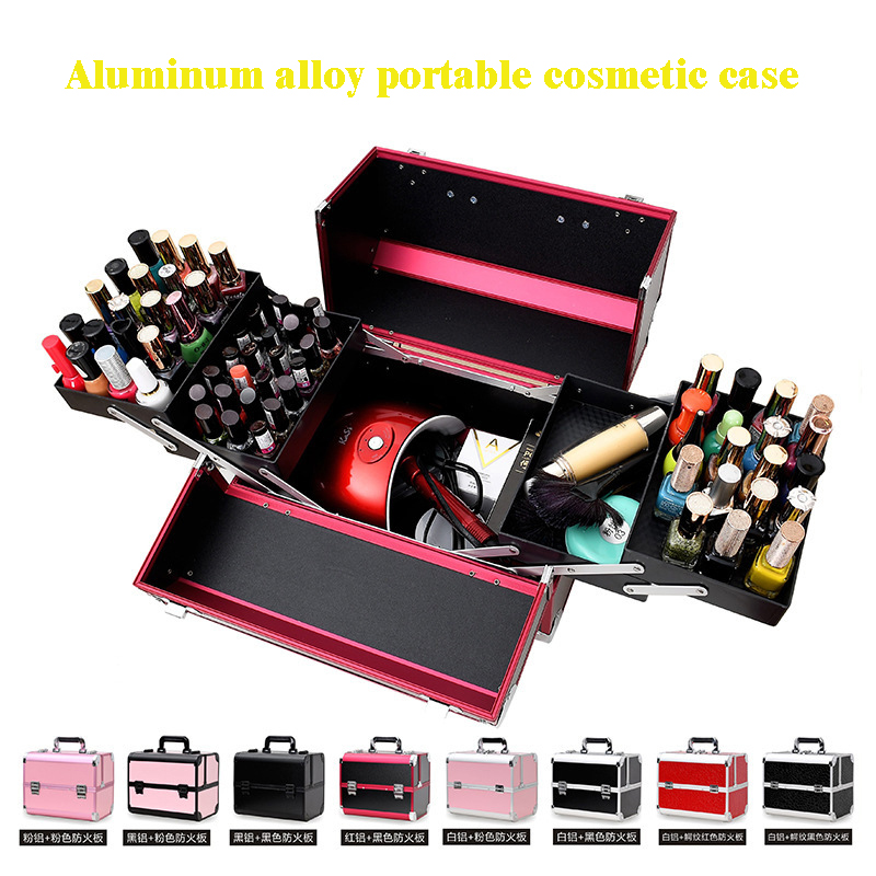 Tattoo cosmetic case portable portable manicure Double open multiple large stowage toolbox
Tattoo cosmetic case portable portable manicure Double open multiple large stowage toolbox