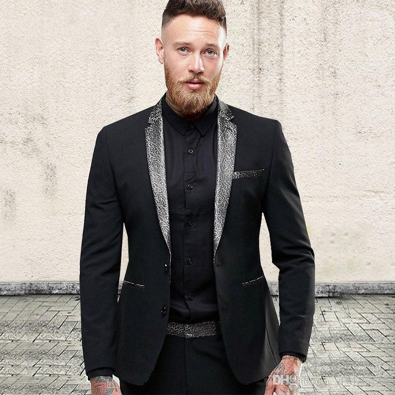 Black Notch Lapel Wedding Tuxedos Slim Fit Suits For Men Groomsmen Suit Two Pieces Cheap Prom Formal Suits (Jacket+Pants+Tie) 173, Same as image
Black Notch Lapel Wedding Tuxedos Slim Fit Suits For Men Groomsmen Suit Two Pieces Cheap Prom Formal Suits (Jacket+Pants+Tie) 173, Same as image