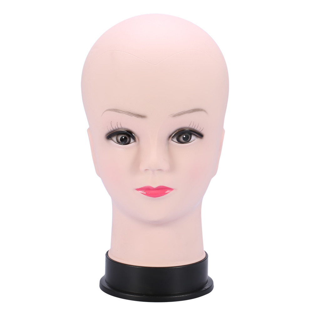 PVC Mannequin Head Model Female Wig Making Hat Display With Base Eyelash Makup Practice Traning Manikin Bald Head Model
PVC Mannequin Head Model Female Wig Making Hat Display With Base Eyelash Makup Practice Traning Manikin Bald Head Model