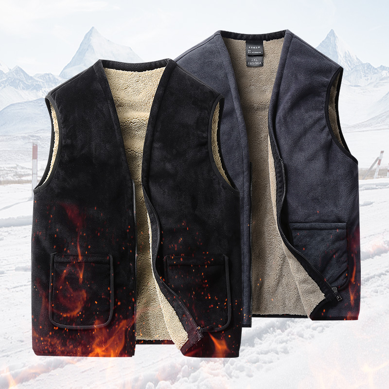 HENCHIRY New Men's Jackets Vests Winter men's Warm sleeveless Vest men Casual male Waistcoat Autumn male Fleece Mens Vest Jacket, Vest2-1
HENCHIRY New Men's Jackets Vests Winter men's Warm sleeveless Vest men Casual male Waistcoat Autumn male Fleece Mens Vest Jacket, Vest2-1