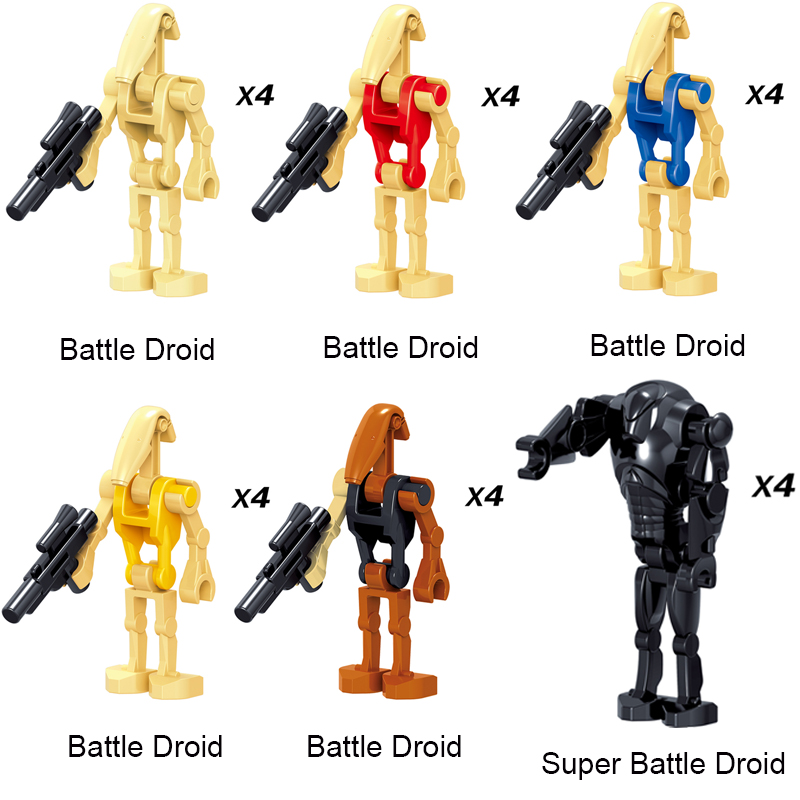 009-014 24 pcs Wholesale Space War Minifigs Building Blocks Toy Robot Super Battle Droid Mini Action Figure For Children
009-014 24 pcs Wholesale Space War Minifigs Building Blocks Toy Robot Super Battle Droid Mini Action Figure For Children