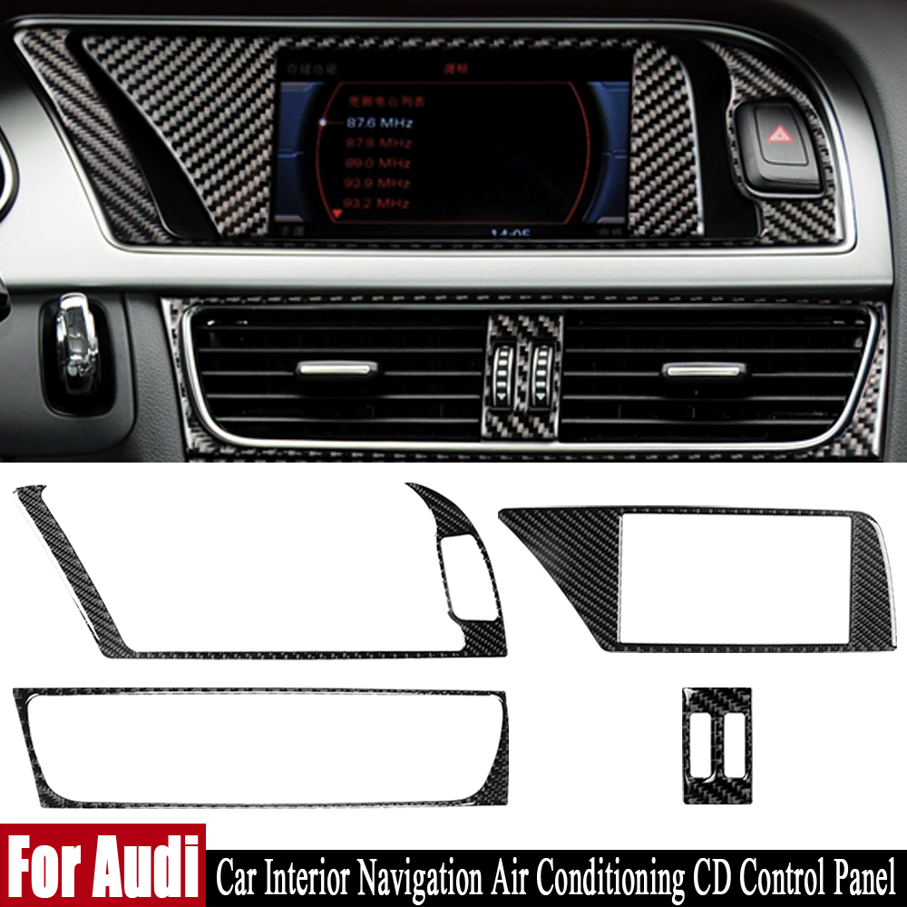 Real Carbon Fiber For Audi A4 A5 B8 Q5 Car Interior Navigation Air Conditioning CD Control Panel LHD RHD Sticker Accessories
Real Carbon Fiber For Audi A4 A5 B8 Q5 Car Interior Navigation Air Conditioning CD Control Panel LHD RHD Sticker Accessories
