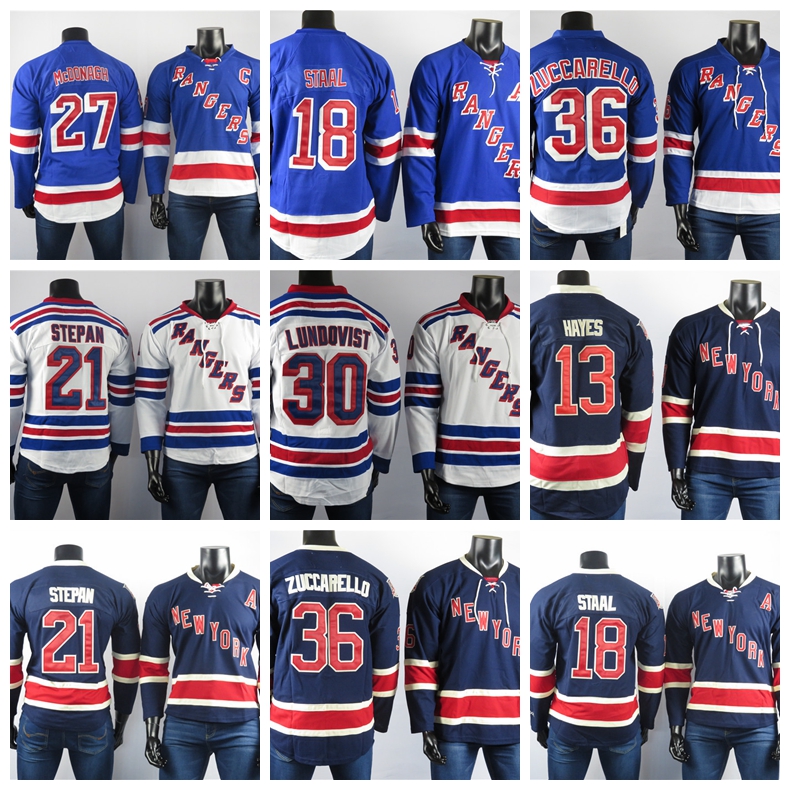 New York Rangers Jerseys 13 Hayes Jersey 18 Marc Staal 30 Henrik Lundqvist 36 Mats Zuccarello Embroidered Men's ice Hockey Jerseys Stitched
New York Rangers Jerseys 13 Hayes Jersey 18 Marc Staal 30 Henrik Lundqvist 36 Mats Zuccarello Embroidered Men's ice Hockey Jerseys Stitched