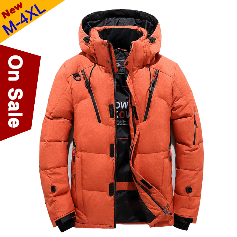 Winter Jacket Men Thick Duck Down Warm Hooded Coats Men Outwear Windbreaker Parkas Casaco Masculino Brand Clothing Multi-Pockets, Black
Winter Jacket Men Thick Duck Down Warm Hooded Coats Men Outwear Windbreaker Parkas Casaco Masculino Brand Clothing Multi-Pockets, Black