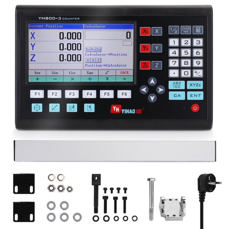 7 Inch LCD Grating CNC Digital Readout Display Lathe Control Panel Controller Board Engraving Milling Machine Control System
7 Inch LCD Grating CNC Digital Readout Display Lathe Control Panel Controller Board Engraving Milling Machine Control System