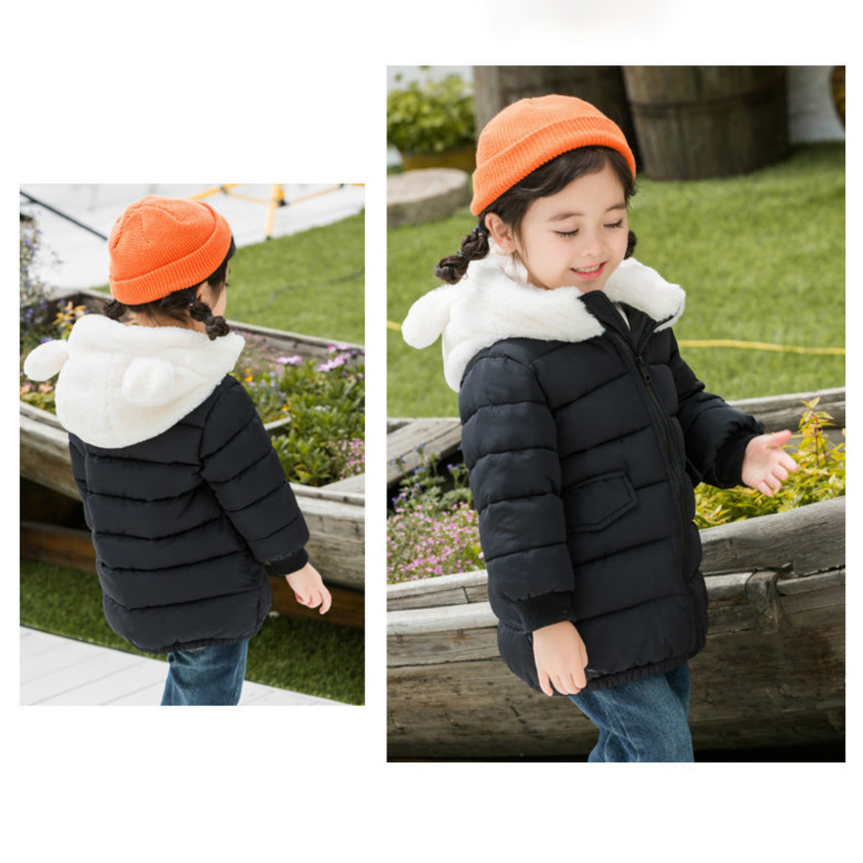 Girl Fashion Down Coat Child Kids 2019 Winter Solid Color Long Sleeve Outdoor Clothing Girls Designer Hooded Coat Luxury Outwear Hot Selling, Black
Girl Fashion Down Coat Child Kids 2019 Winter Solid Color Long Sleeve Outdoor Clothing Girls Designer Hooded Coat Luxury Outwear Hot Selling, Black