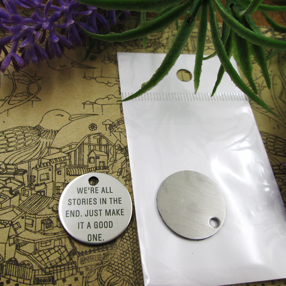 40pcs--"JUST MAKE IT A GOOD ONE"stainless steel charms more style for choosing DIY Charms pendants for necklace
40pcs--"JUST MAKE IT A GOOD ONE"stainless steel charms more style for choosing DIY Charms pendants for necklace