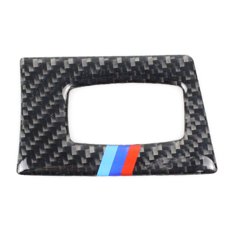Car styling for BMW e90 e92 e93 Carbon Fiber Key Hole Protection Circle Ignition Switch Decoration Circle 2005-2012 3 Series Auto Accessory