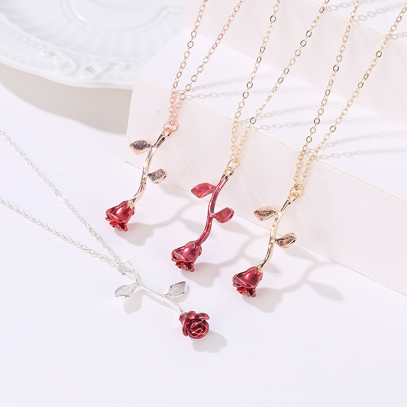 Necklaces Jewelry Long Womans Chain Necklace Rose Jewellery Ladies Geometric Lovers Silver Color Trendy Cute Alloy Halskette
Necklaces Jewelry Long Womans Chain Necklace Rose Jewellery Ladies Geometric Lovers Silver Color Trendy Cute Alloy Halskette