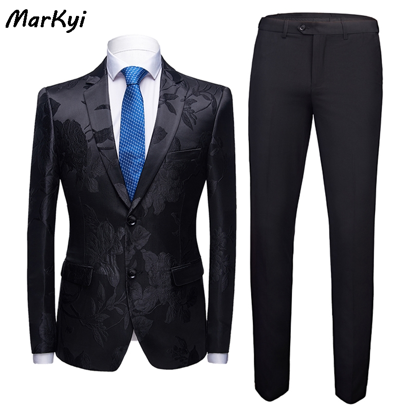 MarKyi plus size 6xl 3 pieces suits for weddings prom suits wedding dress flower cloth desgin mens suit vintage, Black
MarKyi plus size 6xl 3 pieces suits for weddings prom suits wedding dress flower cloth desgin mens suit vintage, Black