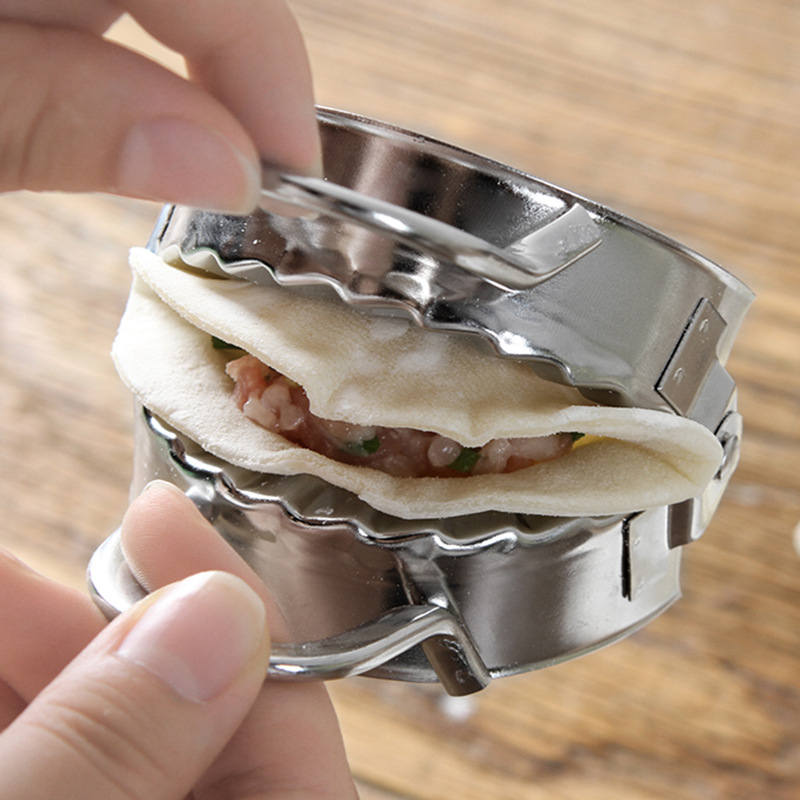 free shipping automatic stainless steel dumpling maker home dumpling mould kitchen gadget kneading dumpling making tools
free shipping automatic stainless steel dumpling maker home dumpling mould kitchen gadget kneading dumpling making tools