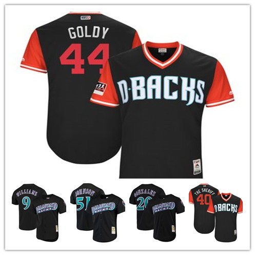 Arizona Diamondbacks 9 Matt Williams 51 Randy Johnson Collection Mesh Batting Practice Baseball Jersey, Blue;black
Arizona Diamondbacks 9 Matt Williams 51 Randy Johnson Collection Mesh Batting Practice Baseball Jersey, Blue;black