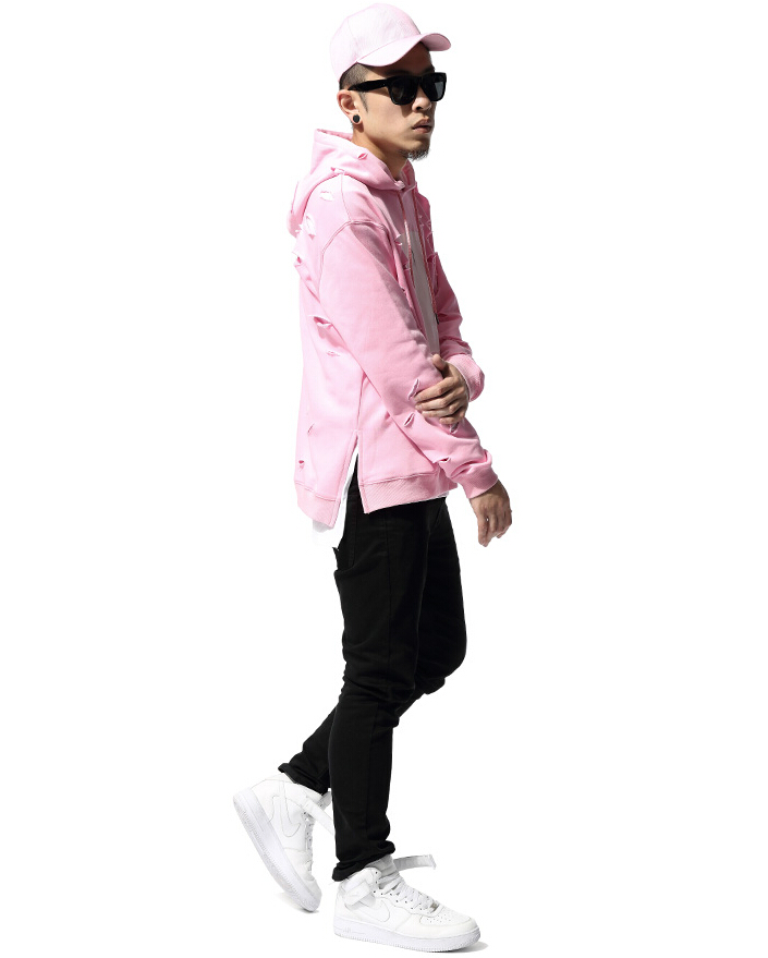 Fashion Style Pink Color Man Hoodie Ripped Hole Hooded Loose Streetwear Fashion Couple Clothes Casual Unisex Pullover, Black
Fashion Style Pink Color Man Hoodie Ripped Hole Hooded Loose Streetwear Fashion Couple Clothes Casual Unisex Pullover, Black