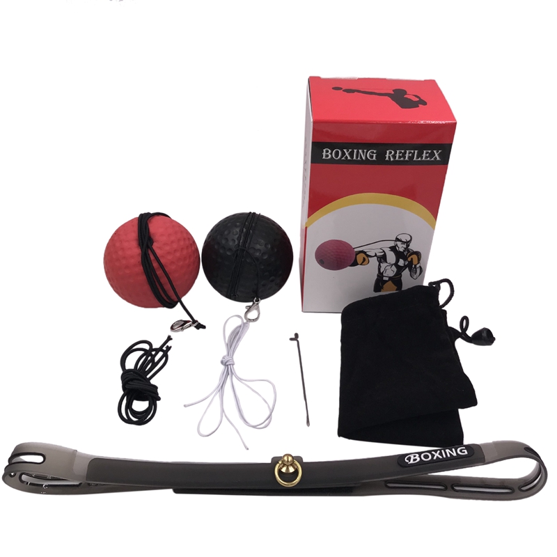 Boxing Ball Speed Reaction Reflex Ball MMATraining Head Tennis Speed Boxing with Headband(2 Levels/Set
Boxing Ball Speed Reaction Reflex Ball MMATraining Head Tennis Speed Boxing with Headband(2 Levels/Set