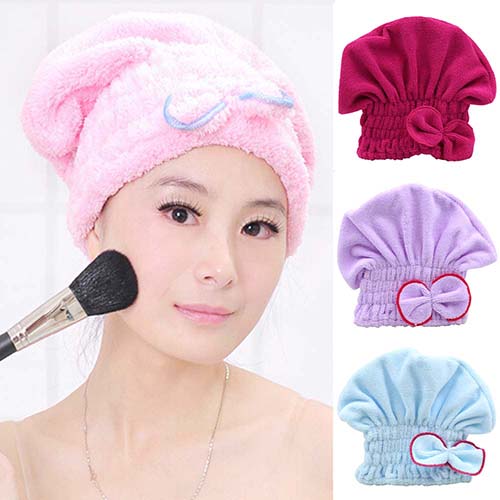 NEW Women's Hair Drying Hat Spa Towel Turban Cap Cute Bowknot Soft Coral Velvet Micro-fiber, Purple
NEW Women's Hair Drying Hat Spa Towel Turban Cap Cute Bowknot Soft Coral Velvet Micro-fiber, Purple