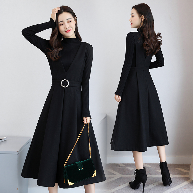 Woolen Bottoming 2 Piece Set Women Turtleneck Conjunto Feminino Women 2 Piece Skirt Sets Ukraine Tracksuit Woman Casacos, Black
Woolen Bottoming 2 Piece Set Women Turtleneck Conjunto Feminino Women 2 Piece Skirt Sets Ukraine Tracksuit Woman Casacos, Black