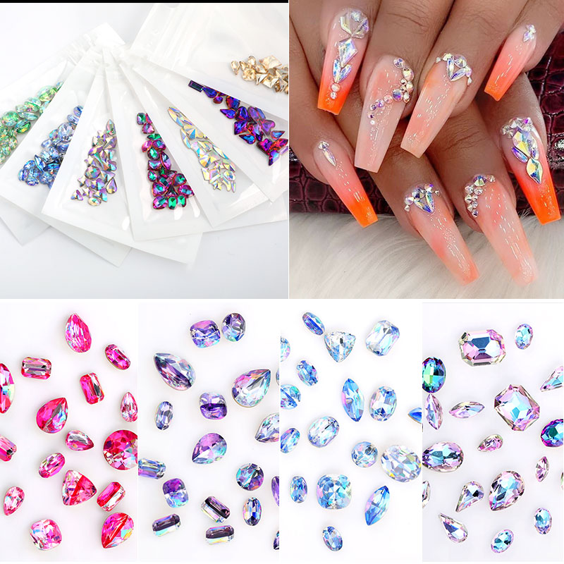 Crystals Clear AB Glass Nails Art Rhinestones Stones For 3D Nail Art Rhinestones Decoration Gems DIY Design Accessories 10g
Crystals Clear AB Glass Nails Art Rhinestones Stones For 3D Nail Art Rhinestones Decoration Gems DIY Design Accessories 10g