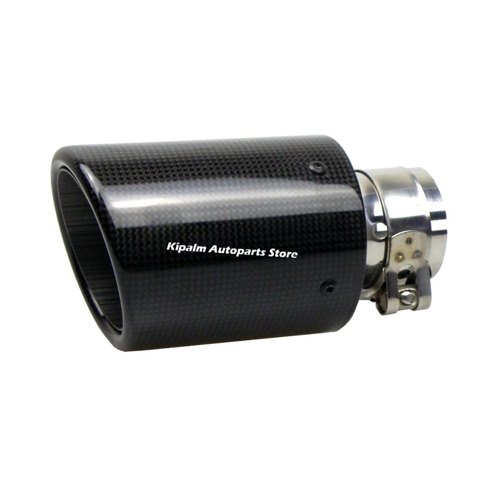 1PCS Universal Glossy Curly Carbon Fiber + 304 Stainless Steel Akrapovic Style Car Exhaust Muffler Tip No Logo
1PCS Universal Glossy Curly Carbon Fiber + 304 Stainless Steel Akrapovic Style Car Exhaust Muffler Tip No Logo