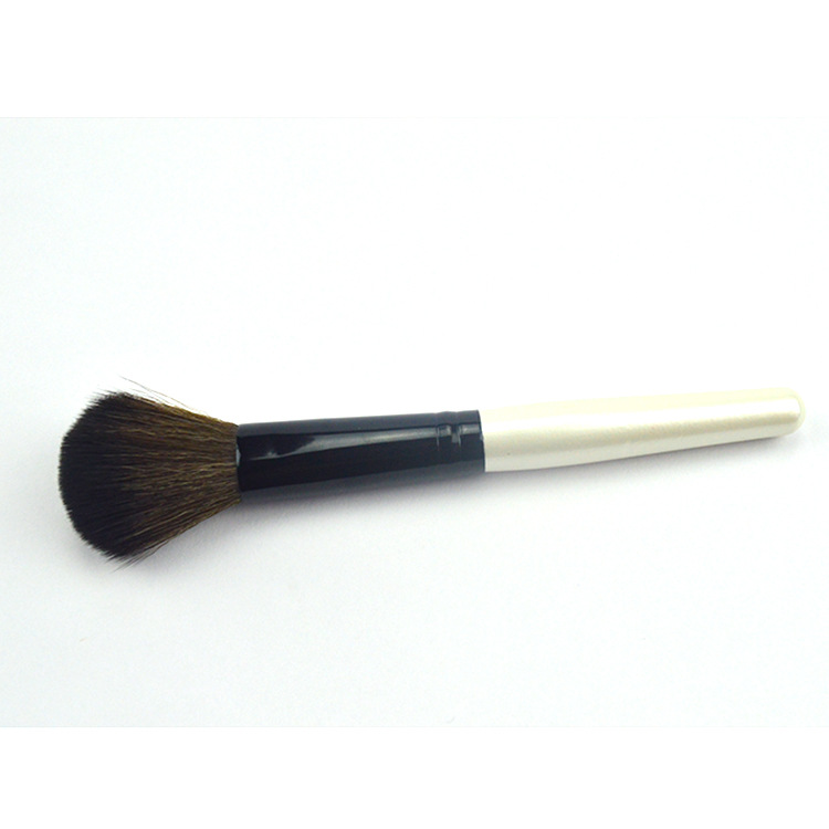 Newest single makeup brushes for blush loose powder cosmetics wood handle soft nylon hair make-up tools & accessories 5 colors drop shipping