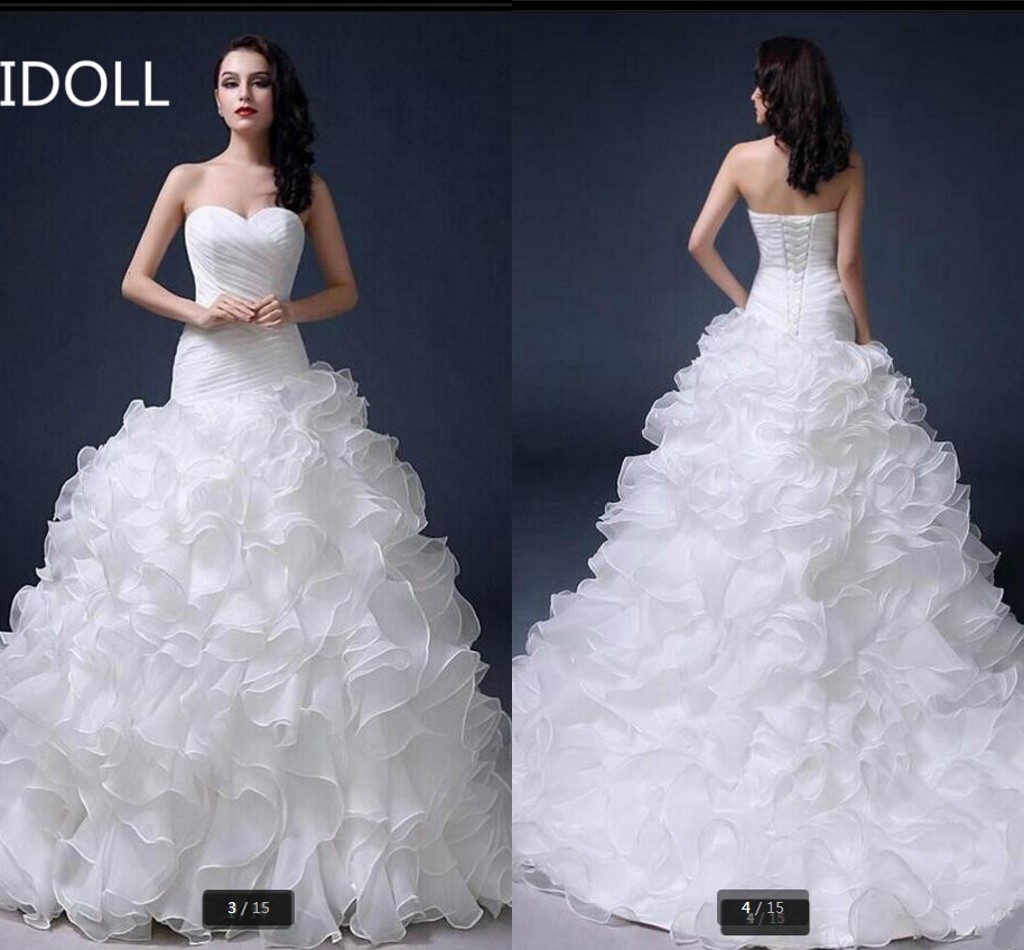 Robe de mariage real picture white ruffled pleated sweetheart neckline wedding dress strapless floor length pleated bride gowns hot sale, Same as image
Robe de mariage real picture white ruffled pleated sweetheart neckline wedding dress strapless floor length pleated bride gowns hot sale, Same as image