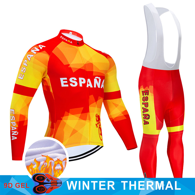 Winter 2021 ESPANA TEAM CYCLING Jersey 19D bike pants set Ropa Ciclismo MENS thermal fleece pro BICYCLING jersey Maillot wear, Black;red
Winter 2021 ESPANA TEAM CYCLING Jersey 19D bike pants set Ropa Ciclismo MENS thermal fleece pro BICYCLING jersey Maillot wear, Black;red