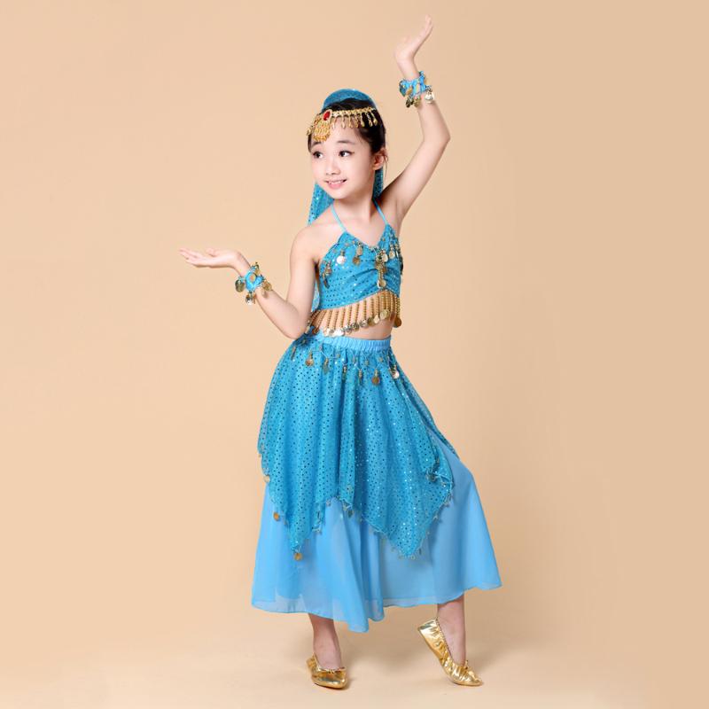 Kids Belly Dance Bollywood Performance Costumes India Dance Clothes Children Belly 4pcs/Set (Top+Skirt+Bracelet+Headdress, Red
Kids Belly Dance Bollywood Performance Costumes India Dance Clothes Children Belly 4pcs/Set (Top+Skirt+Bracelet+Headdress, Red