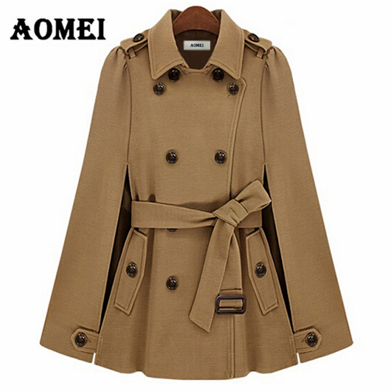 Winter Woman Coat Fashion Outcoat Double Buttons With Waist Belt Autumn Navy Blue Female Outerwear Manteau Femme Fall Clothing, Camel
Winter Woman Coat Fashion Outcoat Double Buttons With Waist Belt Autumn Navy Blue Female Outerwear Manteau Femme Fall Clothing, Camel