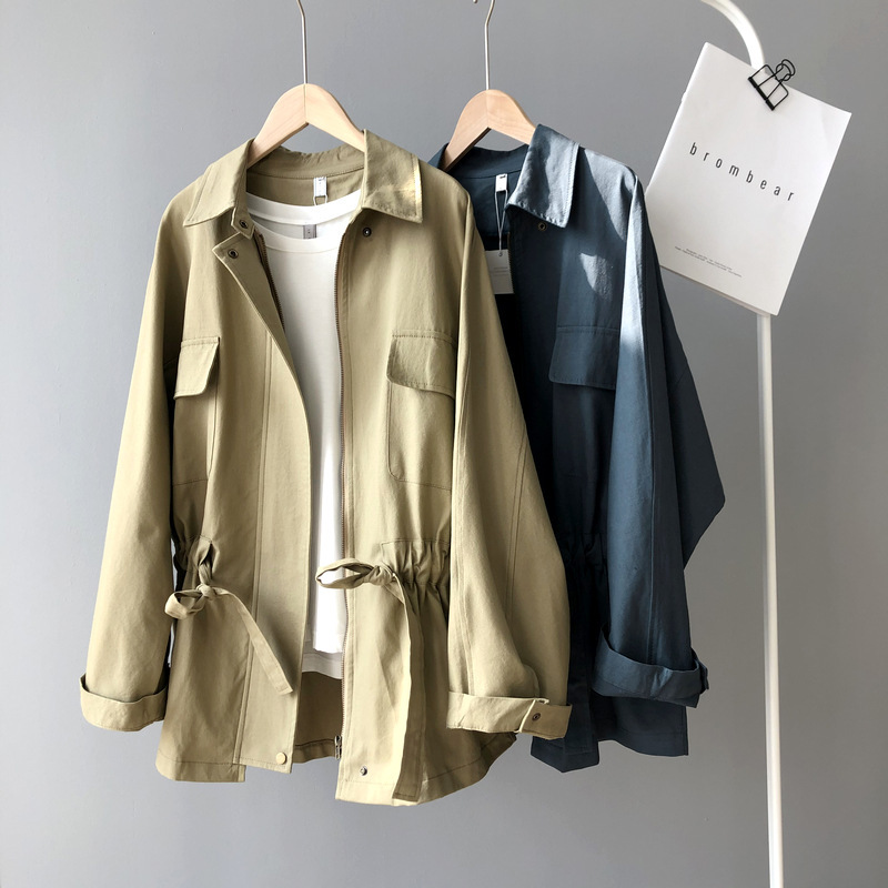 Spring Safari Jacket Women Windbreaker Coat 2020 Long Clothes Loose Coat Casual Drawstring Waistband Coats Female Khaki Jackets, Blue today buying
Spring Safari Jacket Women Windbreaker Coat 2020 Long Clothes Loose Coat Casual Drawstring Waistband Coats Female Khaki Jackets, Blue today buying