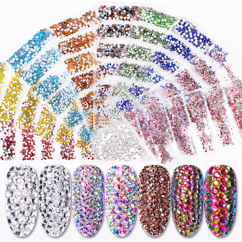 Mix Sizes Crystal Glass Nails Art Rhinestones For 3D Nail Art Rhinestones Decoration Gems Crystals Strass Charms Accessories
Mix Sizes Crystal Glass Nails Art Rhinestones For 3D Nail Art Rhinestones Decoration Gems Crystals Strass Charms Accessories