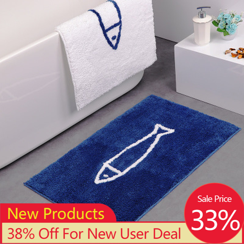 Cartoon Fish Bath Mats Non-slip Water Absorption Microfiber Carpet Living Room Bedside Decoration Floor Pad Kitchen Bathroom Rug
Cartoon Fish Bath Mats Non-slip Water Absorption Microfiber Carpet Living Room Bedside Decoration Floor Pad Kitchen Bathroom Rug