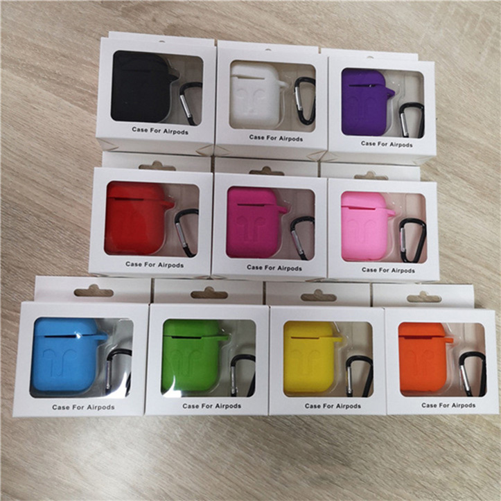 For Apple Airpods Cases Silicone Soft Ultra Thin Protector Airpod Cover Earpod Case Anti-drop With Hook Retail Box
For Apple Airpods Cases Silicone Soft Ultra Thin Protector Airpod Cover Earpod Case Anti-drop With Hook Retail Box