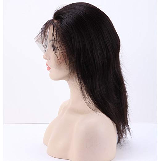 New arrival full lace wigs transparent lace silky straight natural color cuticle aligned virgin full lace transparent wig 130% density