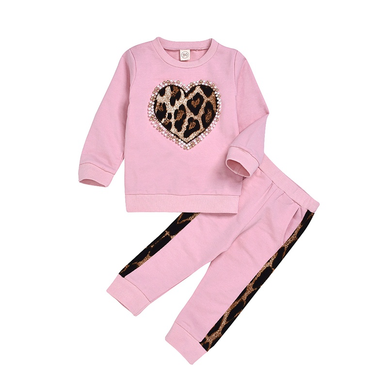 Baby Girls Leopard Long Sleeve T-shirt Cotton Sweatshirt + Pants 2PCS Set Girl Clothes Newborn Infantil Toddler Kids Outfit 1-5T
Baby Girls Leopard Long Sleeve T-shirt Cotton Sweatshirt + Pants 2PCS Set Girl Clothes Newborn Infantil Toddler Kids Outfit 1-5T