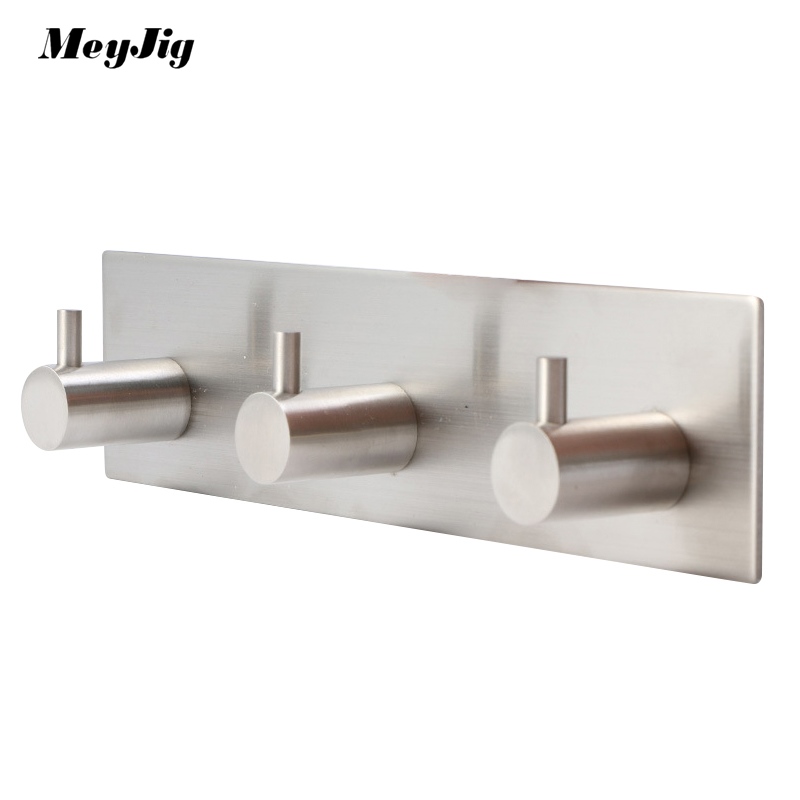 Kitchen Bathroom Rustproof Towel Hooks 3M Sticker Adhesive Stainless Steel Hooks Organizer Wall Door Clothes Coat Hat Hanger
Kitchen Bathroom Rustproof Towel Hooks 3M Sticker Adhesive Stainless Steel Hooks Organizer Wall Door Clothes Coat Hat Hanger