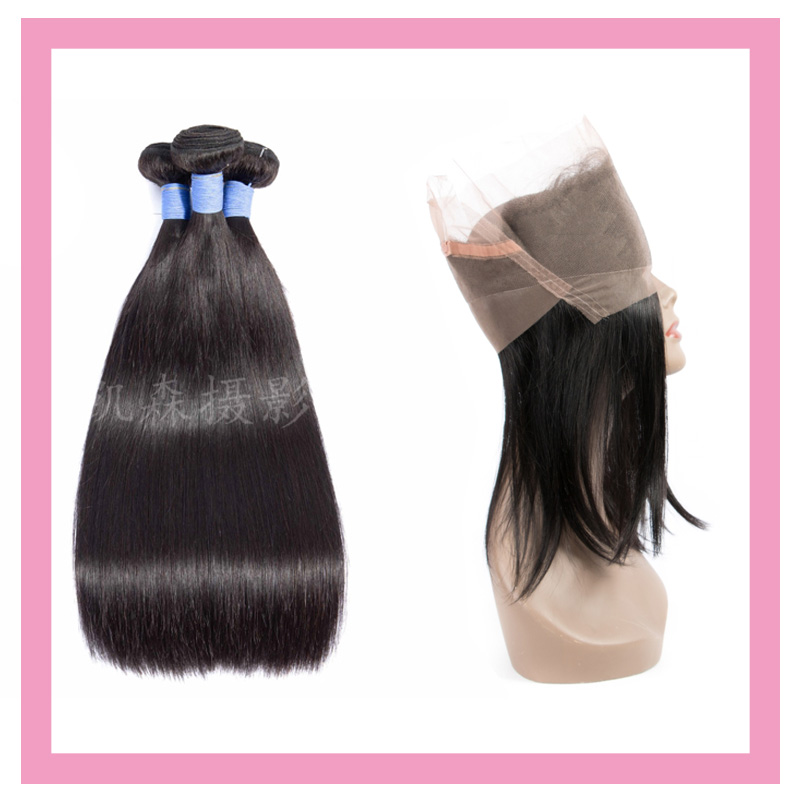 Brazilian Virgin Hair Extensions 3 Bundles With 360 Lace Frontal Straight 100% Human Hair Wefts With 360 Frontals Pre Plucked Natural Color
Brazilian Virgin Hair Extensions 3 Bundles With 360 Lace Frontal Straight 100% Human Hair Wefts With 360 Frontals Pre Plucked Natural Color