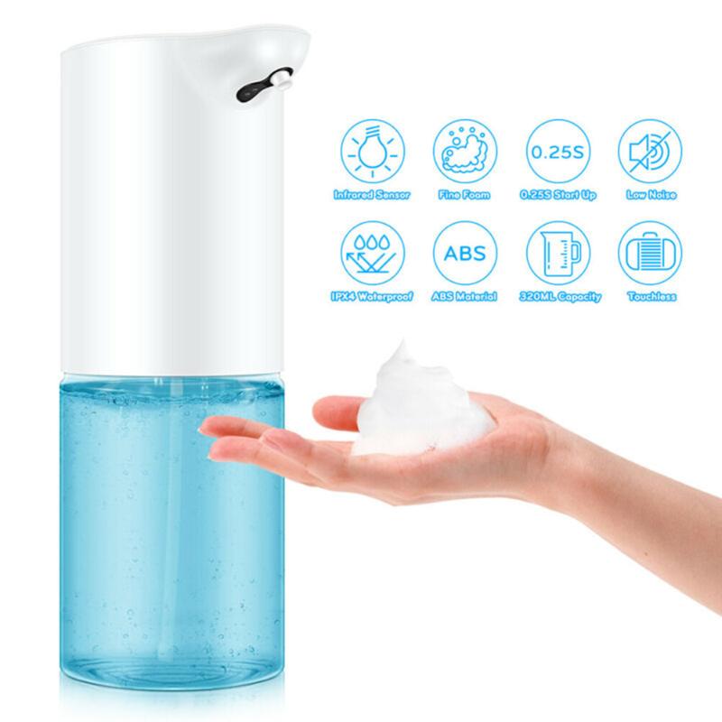 Bathroom Storage & Organization Infrared Sensor Automatic Soap Dispenser Touchless Stand Foam Washing USPS Non-contact More Hygienic Gas-bub